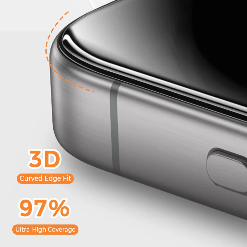 Protecteur d'écran en verre trempé HD anti-espion pour la série iPhone - Image 10