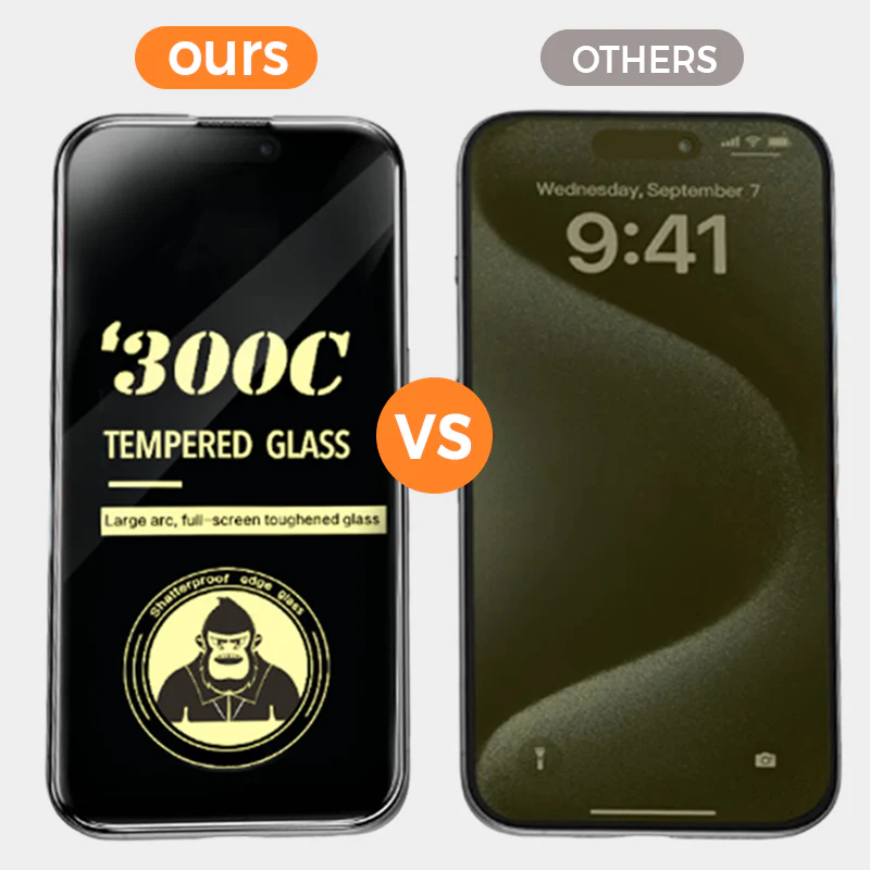 Protecteur d'écran en verre trempé HD anti-espion pour la série iPhone - Image 2