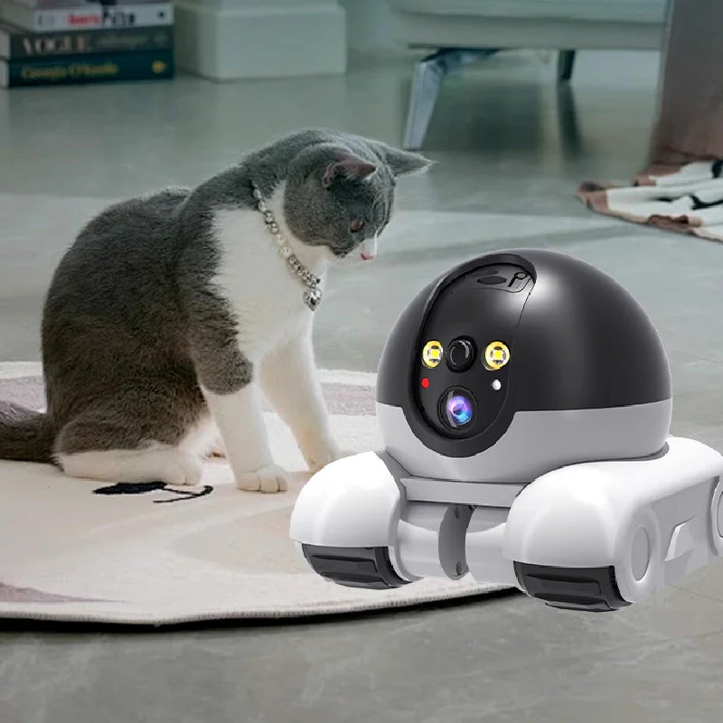 🔥66% de réduction&NOUVEAUTÉ 2025 👉 Caméra Robot Mobile pour Animaux [HD, Sans Fil, Télécommande Intelligente] 💥 Offre Spéciale Limitée : -50% + LIVRAISON GRATUITE ⚡ ! - Image 3