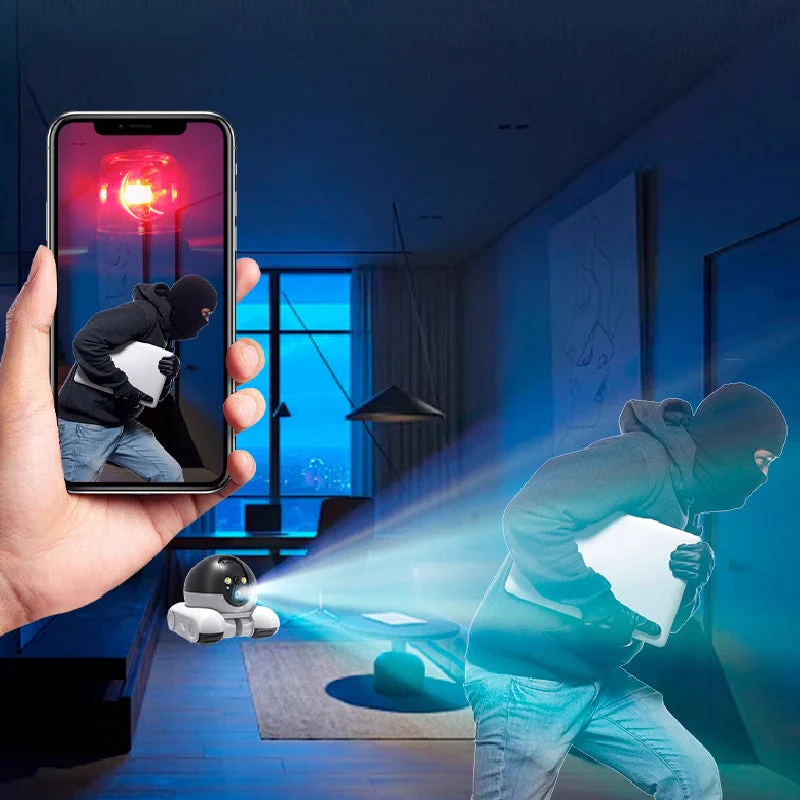 🔥66% de réduction&NOUVEAUTÉ 2025 👉 Caméra Robot Mobile pour Animaux [HD, Sans Fil, Télécommande Intelligente] 💥 Offre Spéciale Limitée : -50% + LIVRAISON GRATUITE ⚡ ! - Image 6