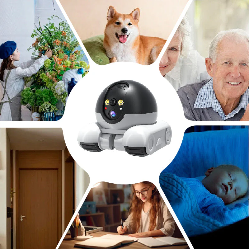 🔥66% de réduction&NOUVEAUTÉ 2025 👉 Caméra Robot Mobile pour Animaux [HD, Sans Fil, Télécommande Intelligente] 💥 Offre Spéciale Limitée : -50% + LIVRAISON GRATUITE ⚡ ! - Image 7