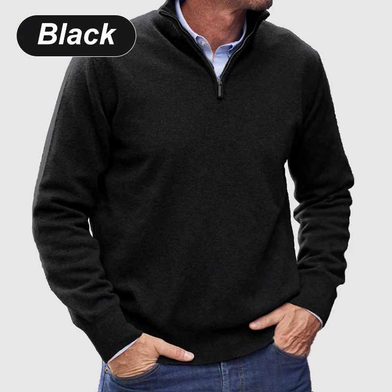 Pull de base pour hommes avec fermeture éclair - Image 10