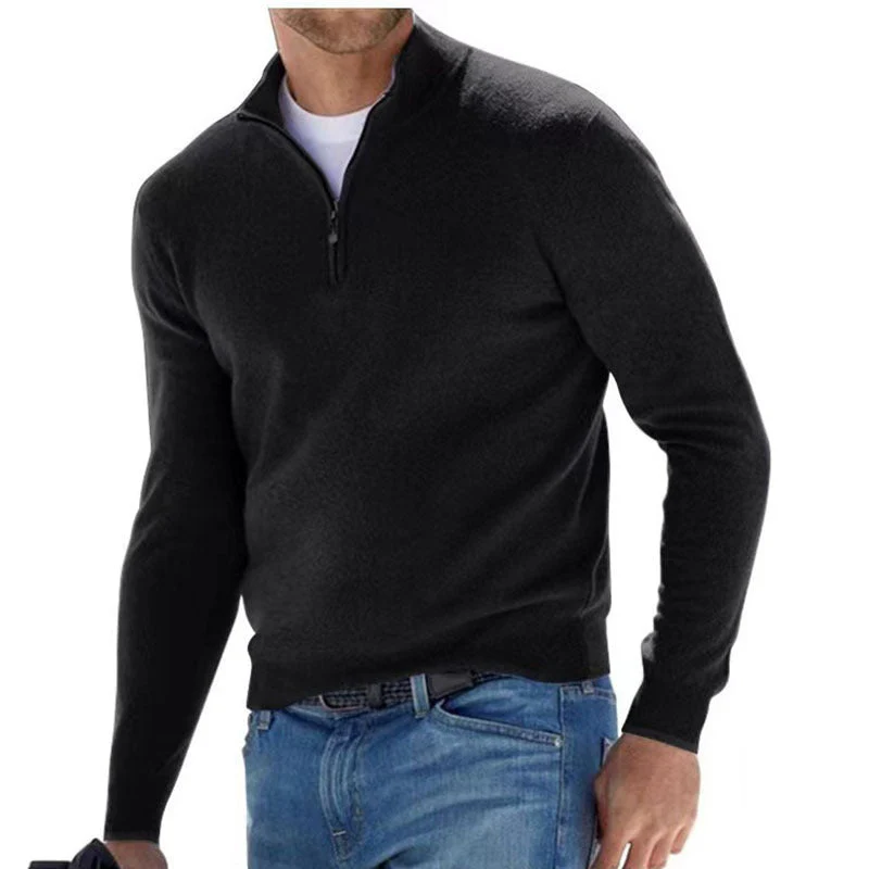 Pull de base pour hommes avec fermeture éclair - Image 12