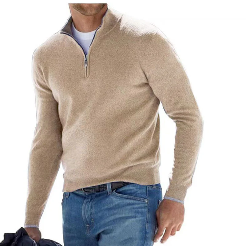 Pull de base pour hommes avec fermeture éclair - Image 14