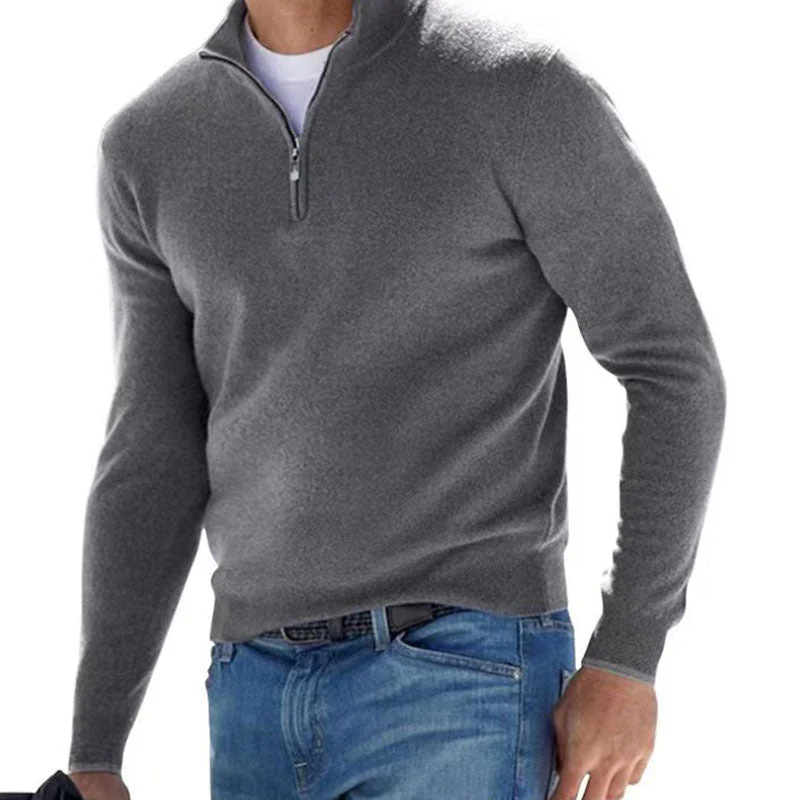 Pull de base pour hommes avec fermeture éclair - Image 15