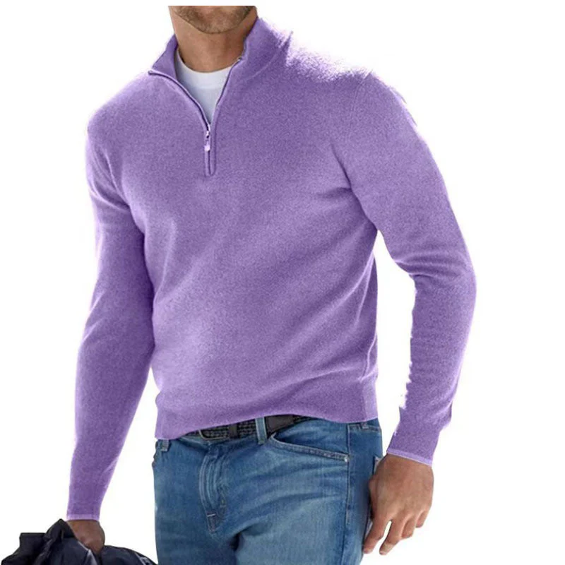 Pull de base pour hommes avec fermeture éclair - Image 17