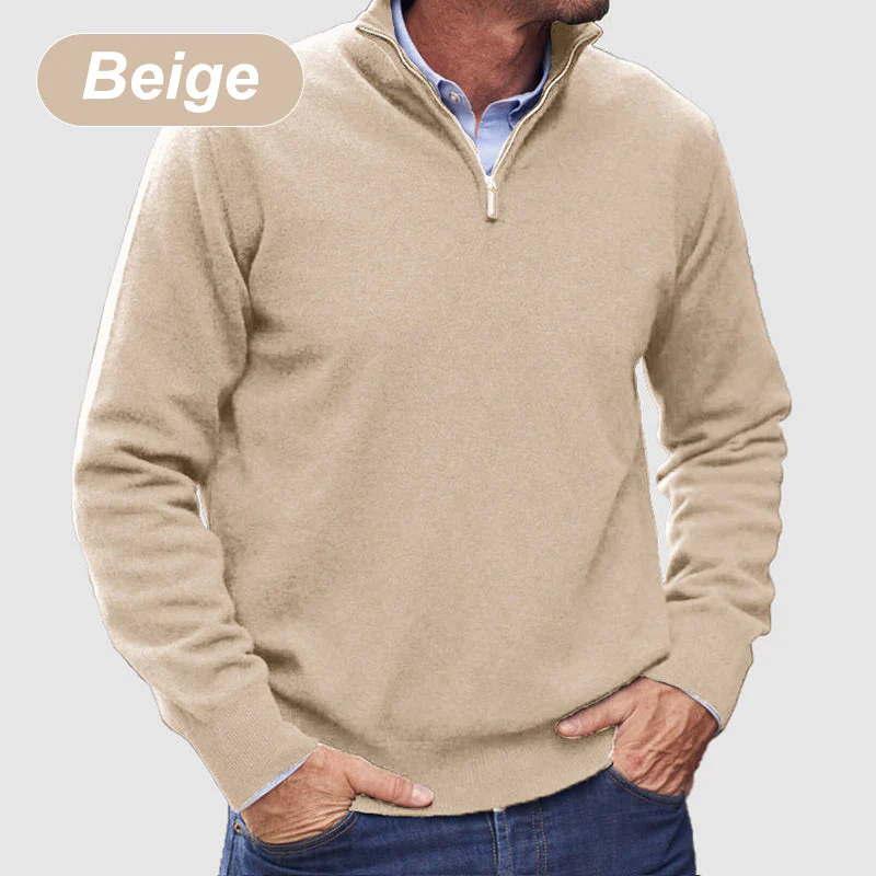 Pull de base pour hommes avec fermeture éclair - Image 9