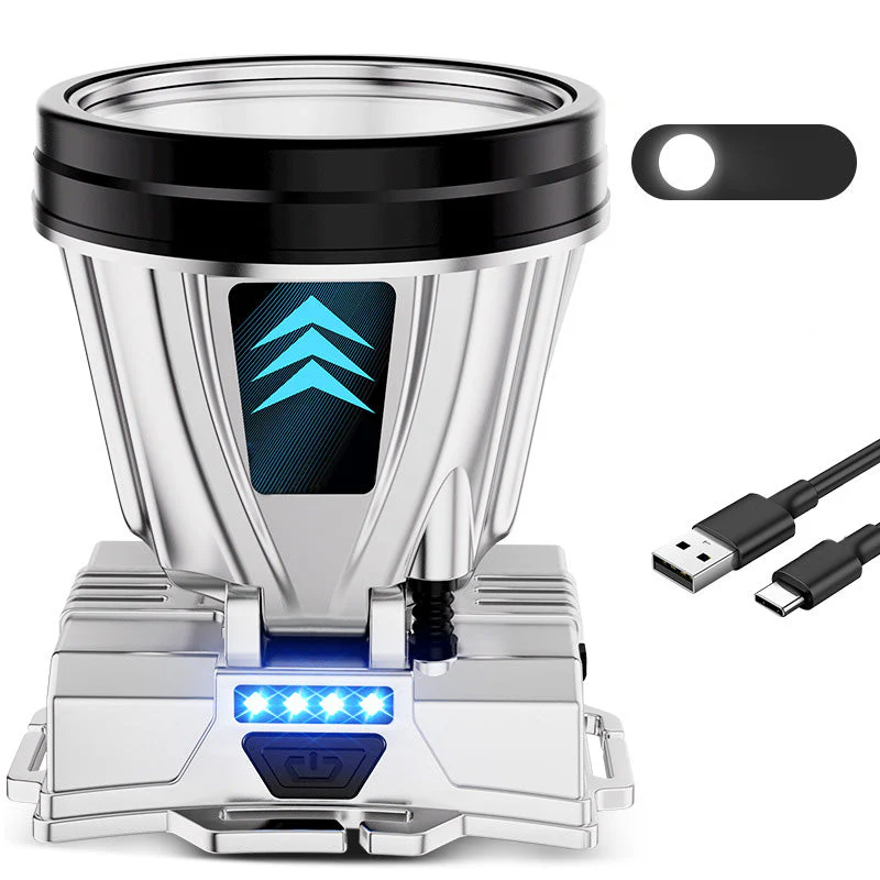 💡💡Lampe frontale haute puissance rechargeable ultra lumineuse - Image 10
