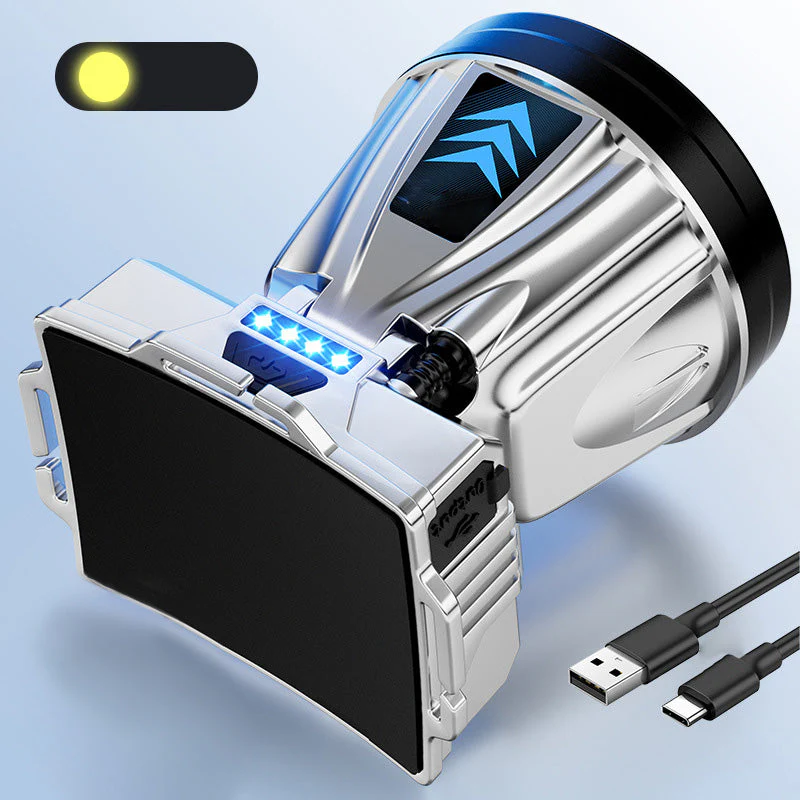 💡💡Lampe frontale haute puissance rechargeable ultra lumineuse - Image 9