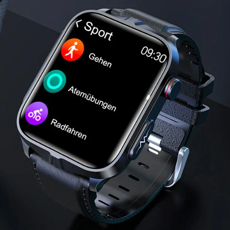Montre connectée pour femmes et hommes, tracker d'activité physique avec fonction d'appel, montre de fitness avec suivi du sommeil/100 sports/podomètre étanche IP68 - Image 10