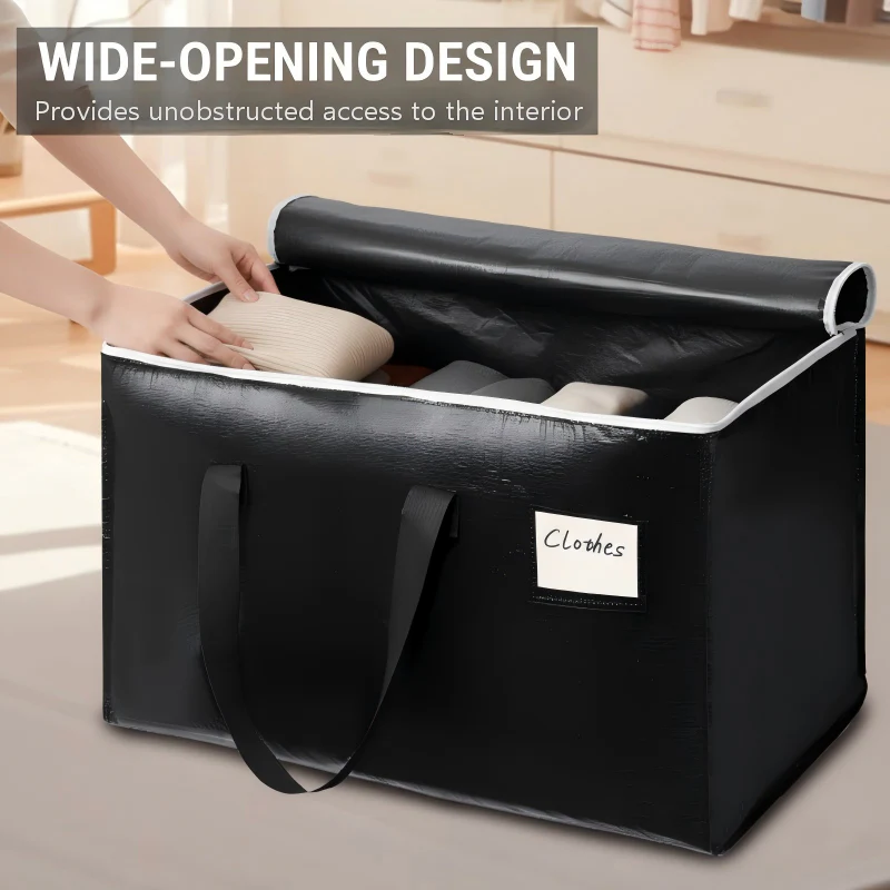 📢📢50 % de réduction !!⏰Sac de déménagement robuste et grande capacité avec fermeture éclair - Image 5