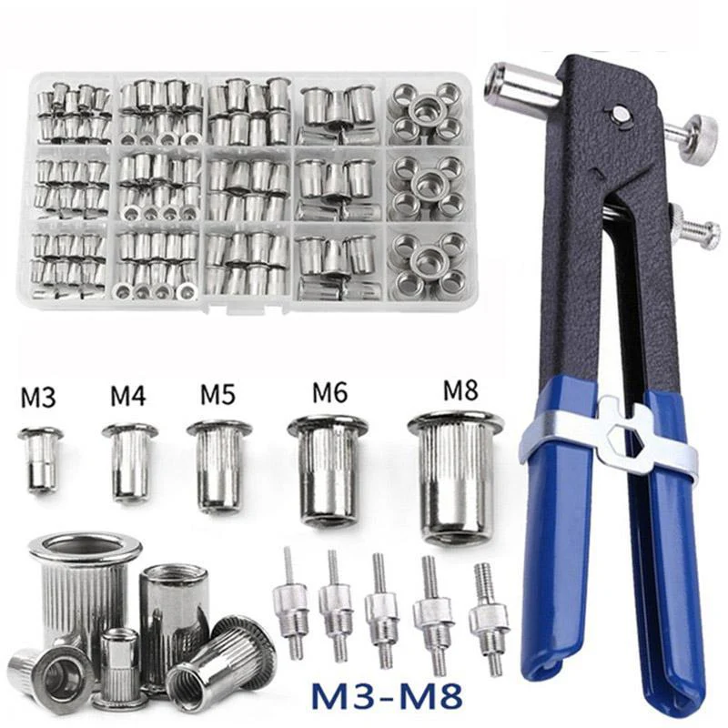 💥💥Ensemble d'outils manuels robustes pour écrous à rivets