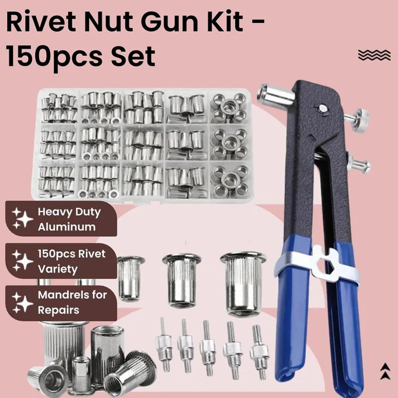💥💥Ensemble d'outils manuels robustes pour écrous à rivets - Image 6