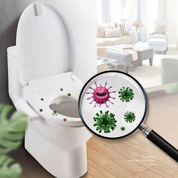 👍Faites attention à l'hygiène et à la santé✅Housse de siège de toilette jetable en plastique biodégradable📢📢50 % de réduction!!! - Image 3