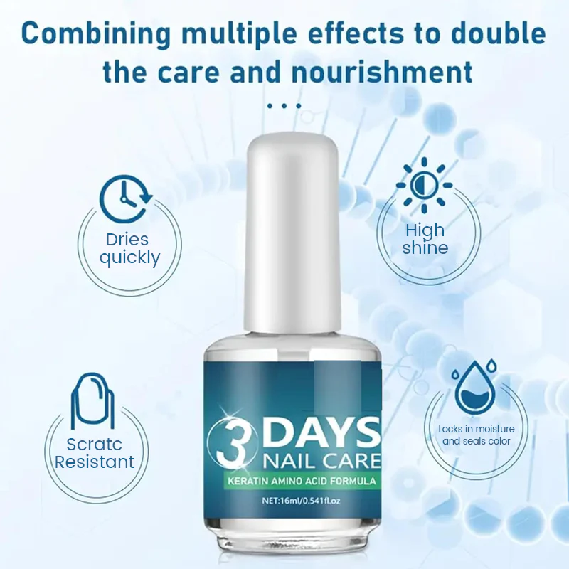 📢📢50 % de réduction !!!🎅Huile à Ongles Nourrissante à Séchage Rapide et Haute Brillance - Image 4