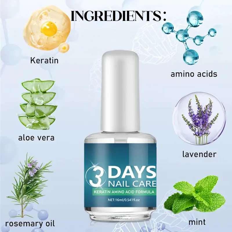 📢📢50 % de réduction !!!🎅Huile à Ongles Nourrissante à Séchage Rapide et Haute Brillance - Image 5