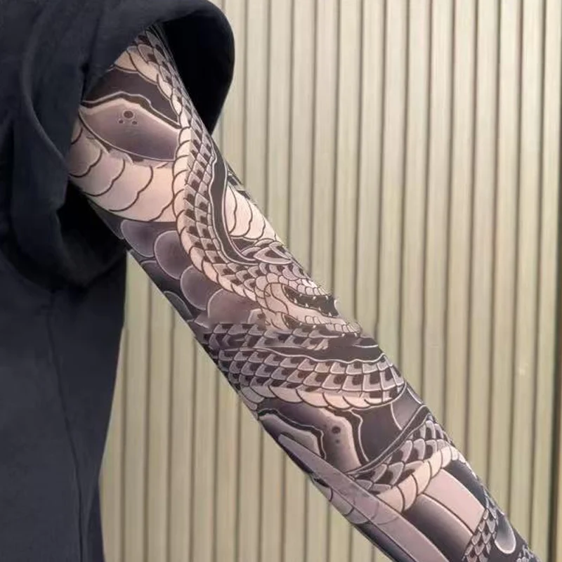 🏆✨Nouvelle tendance incontournable ❤️🔥Manchons tatouage ultra-fins anti-UV - Image 13