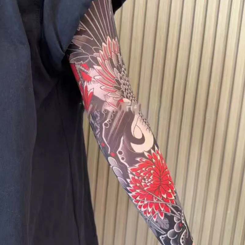 🏆✨Nouvelle tendance incontournable ❤️🔥Manchons tatouage ultra-fins anti-UV - Image 14