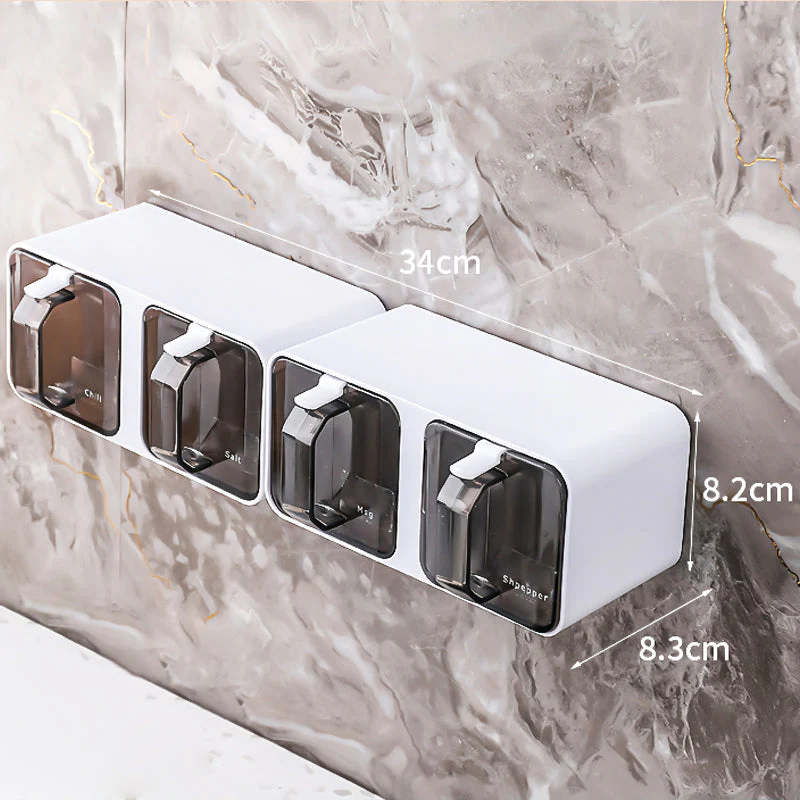 Hole-free Wall-mounted Seasoning Box - Image 11
