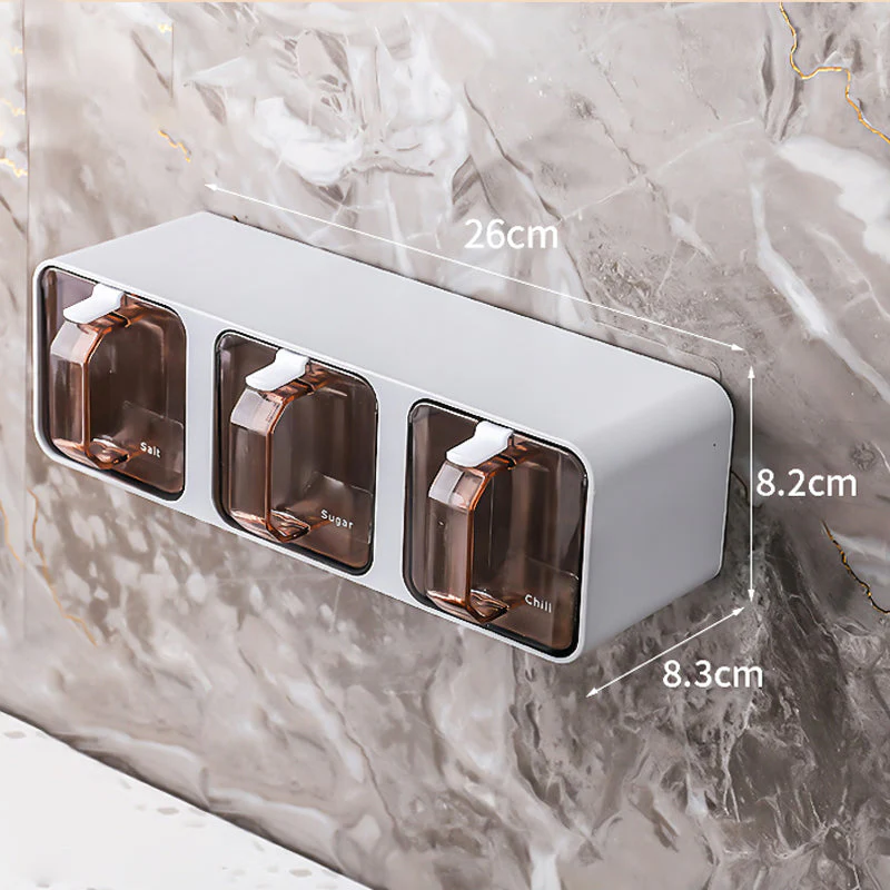 Hole-free Wall-mounted Seasoning Box - Image 13