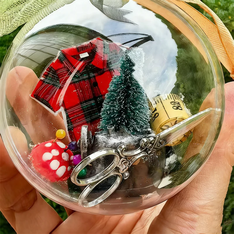 📢📢50% DE RÉDUCTION !!! 🎅Décoration de Noël à coudre : boule à neige🎄 - Image 2