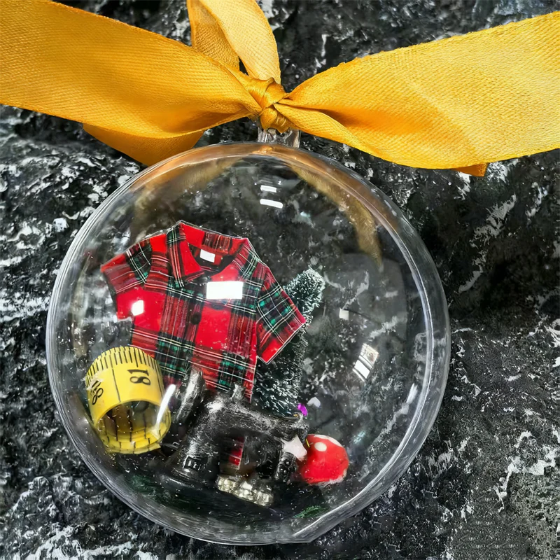 📢📢50% DE RÉDUCTION !!! 🎅Décoration de Noël à coudre : boule à neige🎄 - Image 4