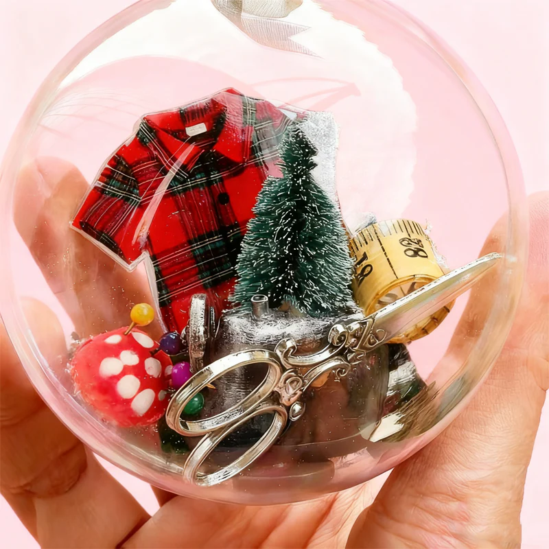 📢📢50% DE RÉDUCTION !!! 🎅Décoration de Noël à coudre : boule à neige🎄 - Image 8