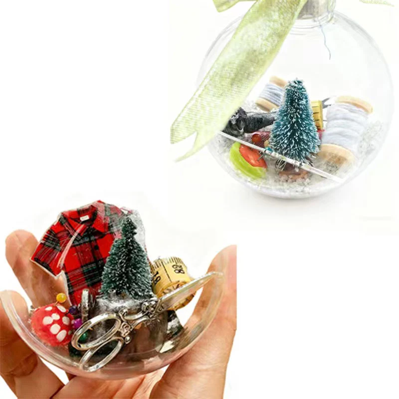 📢📢50% DE RÉDUCTION !!! 🎅Décoration de Noël à coudre : boule à neige🎄 - Image 9