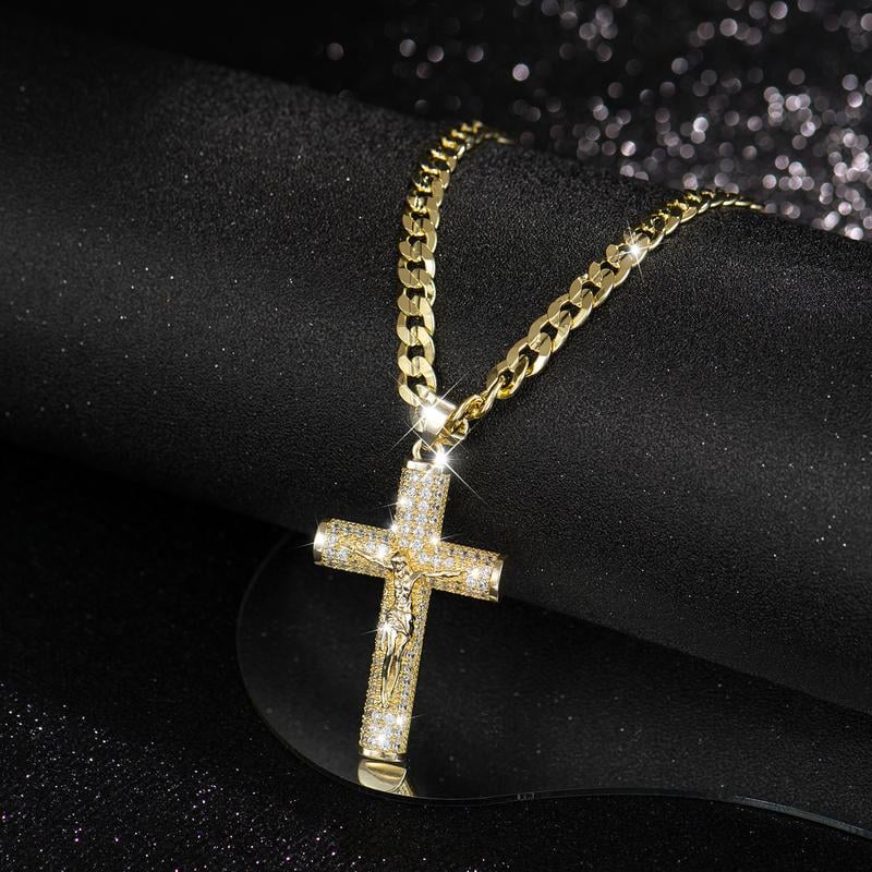 📢📢50 % de réduction !!! 💖✝️Collier pendentif crucifix Jésus - Image 4