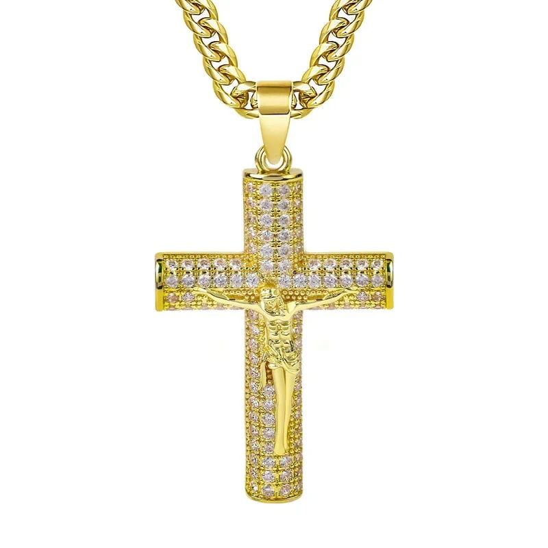 📢📢50 % de réduction !!! 💖✝️Collier pendentif crucifix Jésus - Image 8