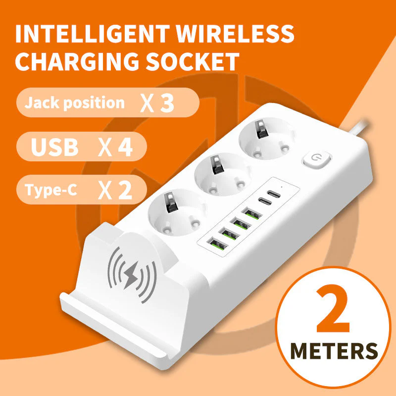 Prise de recharge USB domestique et prise de recharge sans fil - Image 11