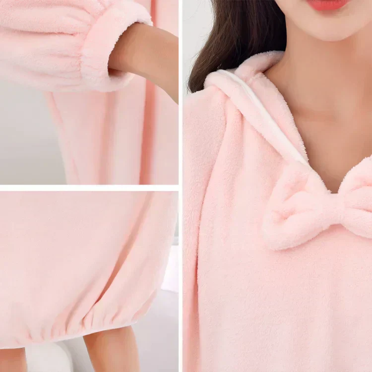 🎄SOLDES DE NOËL 60 % DE RÉDUCTION🎄Peignoir à capuche absorbant et à séchage rapide - Image 6