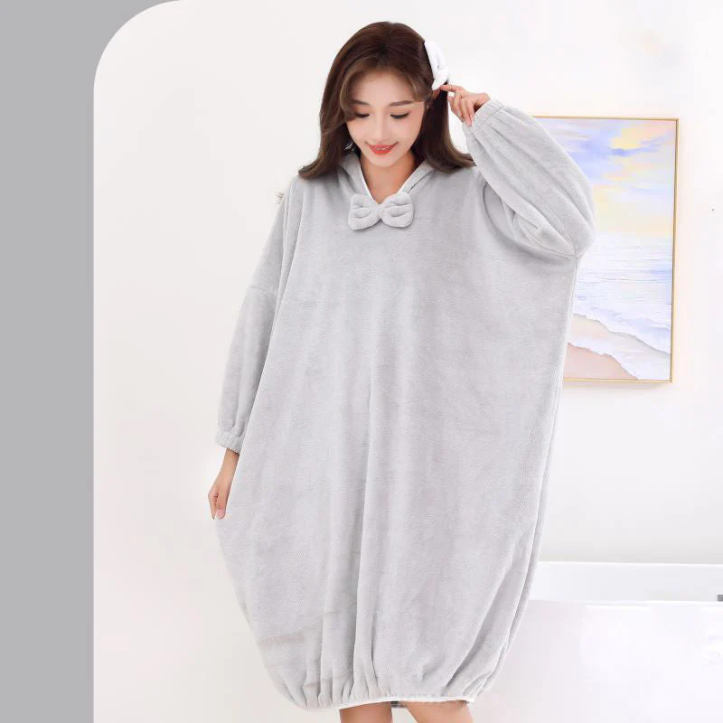 🎄SOLDES DE NOËL 60 % DE RÉDUCTION🎄Peignoir à capuche absorbant et à séchage rapide - Image 8