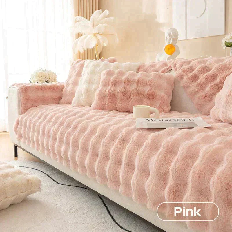 Pousbo® Housse de canapé en peluche épaisse de lapin - Image 10