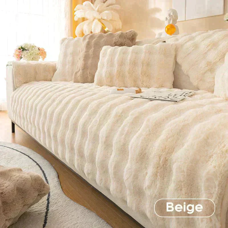 Pousbo® Housse de canapé en peluche épaisse de lapin - Image 12