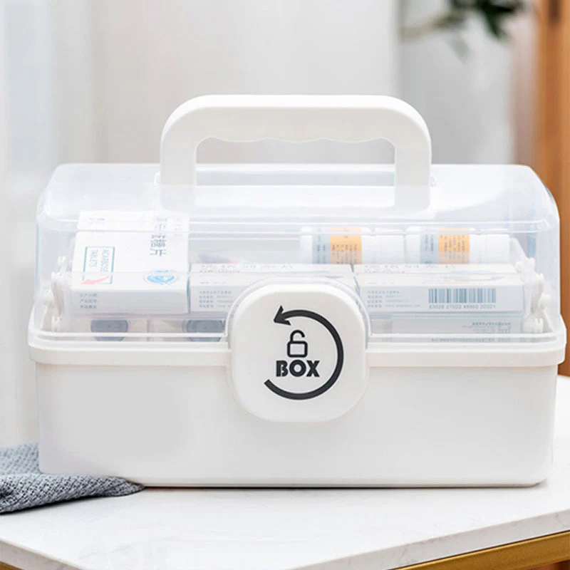 📢📢Grande vente ⏰⏰⏰Boîte à médicaments familiale multi-étages grande capacité - Image 2