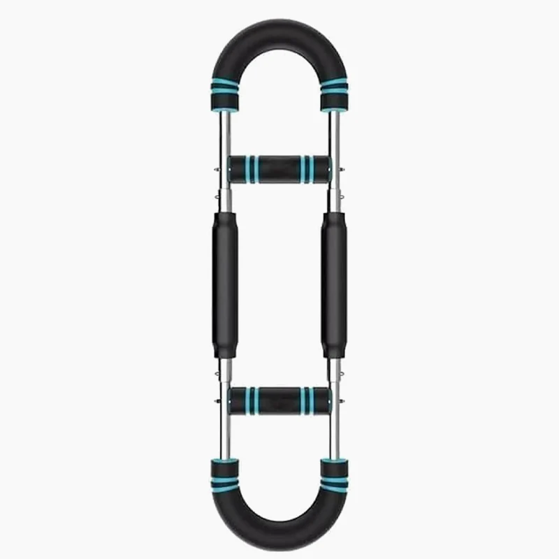 📢📢60% de réduction !! ⏰Barre lestée réglable 60–110 lb – Entraîneur de bras & pectoraux portable pour fitness à domicile ! ✨🔥 - Image 14