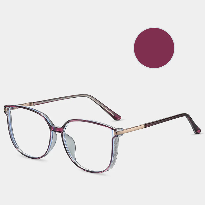 ✨Le cadeau idéal❤️ - Lunettes de mode oversize pour femmes avec protection HD contre la lumière bleue - Image 6
