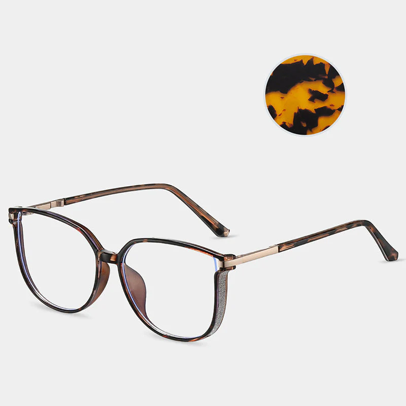 ✨Le cadeau idéal❤️ - Lunettes de mode oversize pour femmes avec protection HD contre la lumière bleue - Image 7