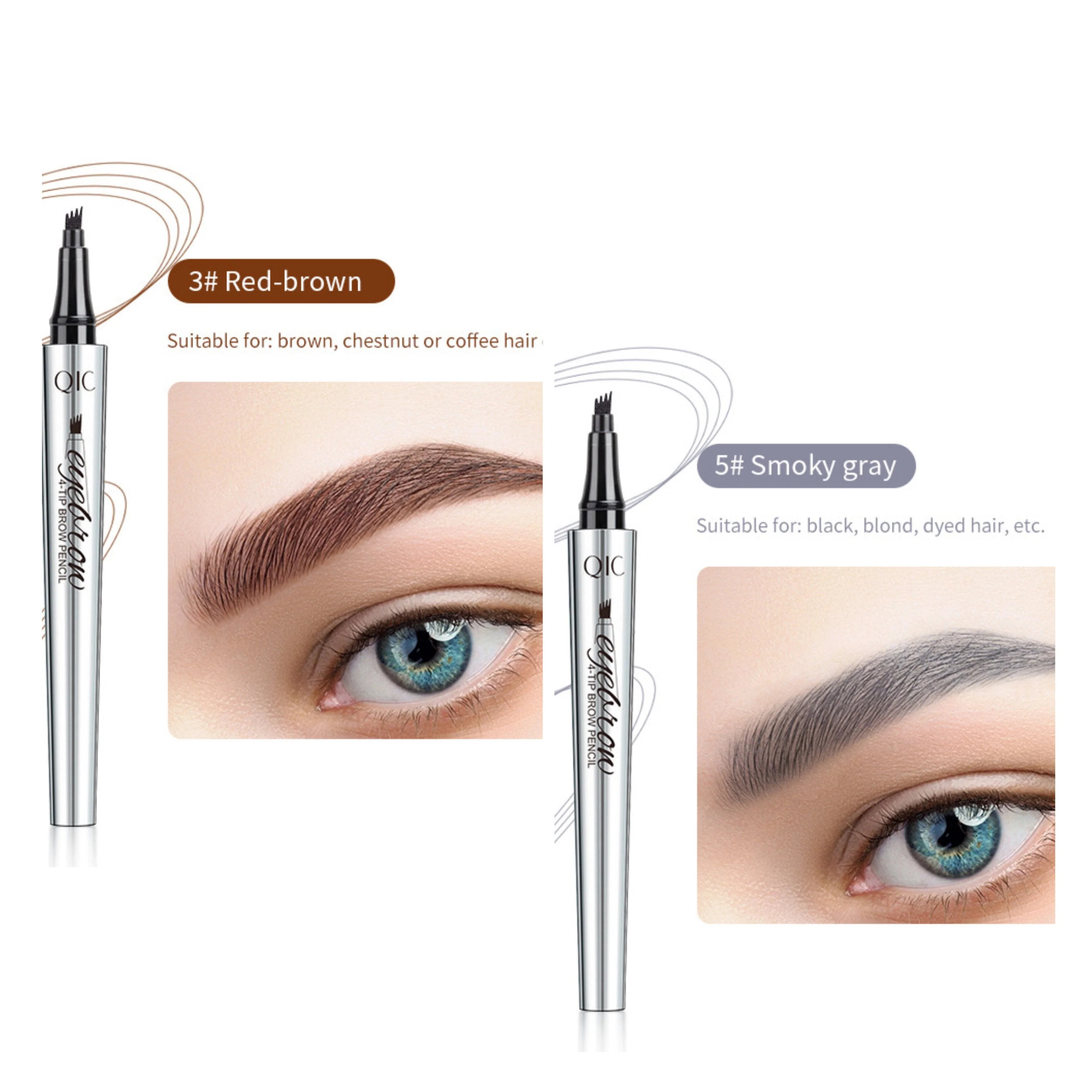📢📢Achetez-en 1, obtenez-en 1 gratuit⏰Crayon de tatouage 3D imperméable à 4 pointes de fourche pour microblading (🔥 achetez-en 1, obtenez-en 1 gratuit) - Image 24