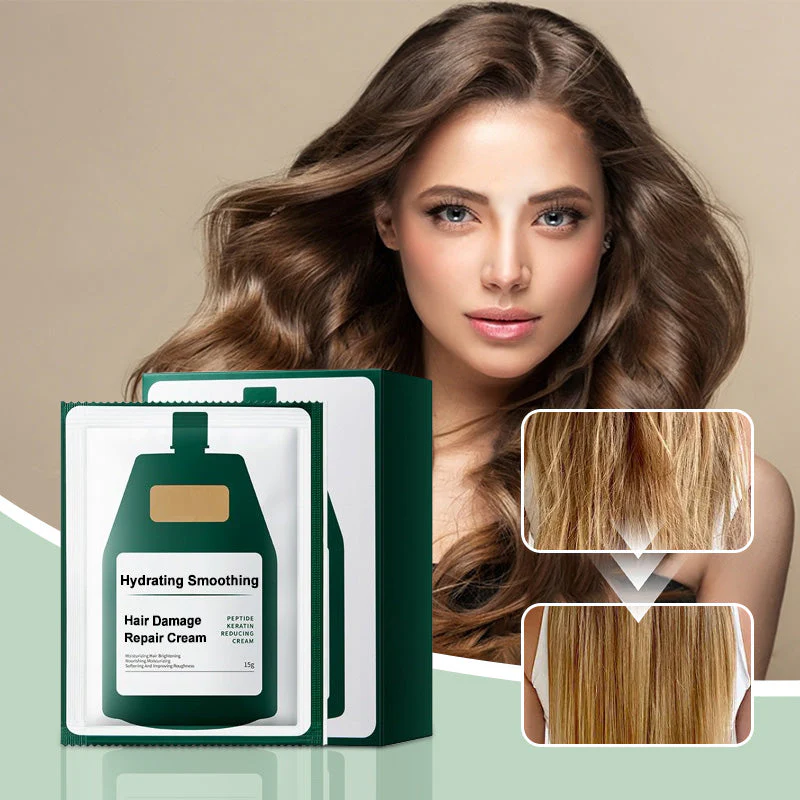 📢📢 50 % DE RÉDUCTION !! ✨Crème réparatrice hydratante et lissante pour cheveux abîmés🌿💦