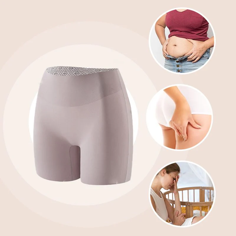 🏆Sous-vêtements féminins taille haute en soie glacée avec contrôle de l'abdomen Hip-lifting👑🌿 - Image 8