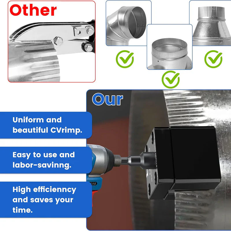 📢Durée limitée 66% de réduction🔧Pince à sertir les tuyaux à impact assisté✨ - Image 7