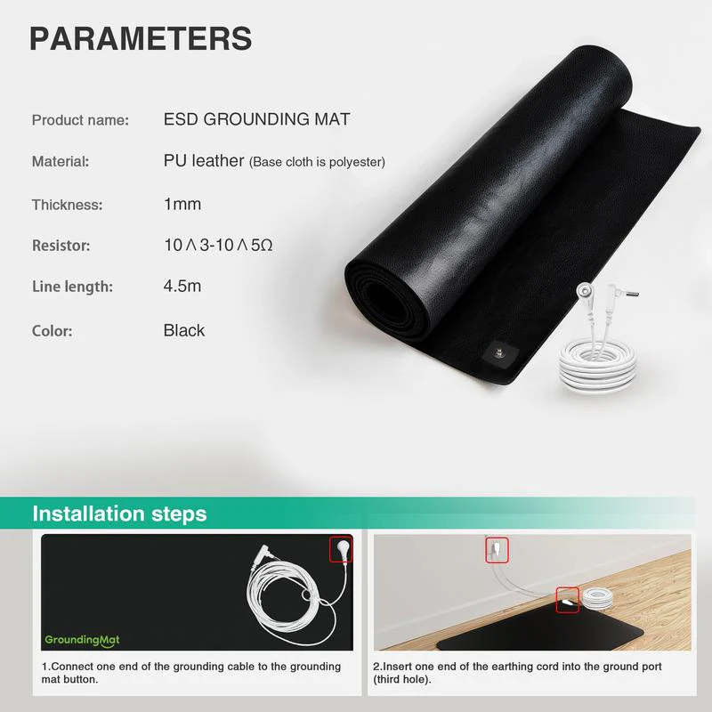 📢📢50% de réduction !! ⏰Tapis de mise à la terre d'intérieur pour un meilleur sommeil
