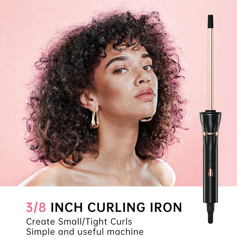 Bigoudi ultra fin en laine bouclée de 3/8 po