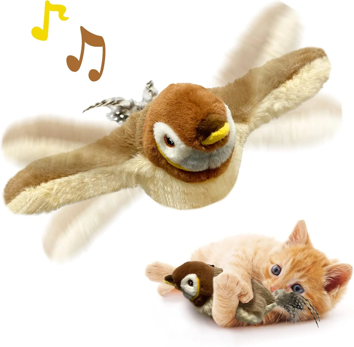 🔥Dernier jour 50% de réduction🐦Jouets à l'herbe à chat pour oiseaux à ailes battantes - Image 15