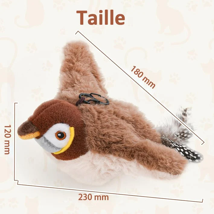 🔥Dernier jour 50% de réduction🐦Jouets à l'herbe à chat pour oiseaux à ailes battantes - Image 7