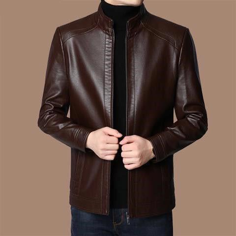 📢📢60 % de réduction !!⏰Veste Chaude en Cuir avec Doublure en Peluche pour Homme - Image 6