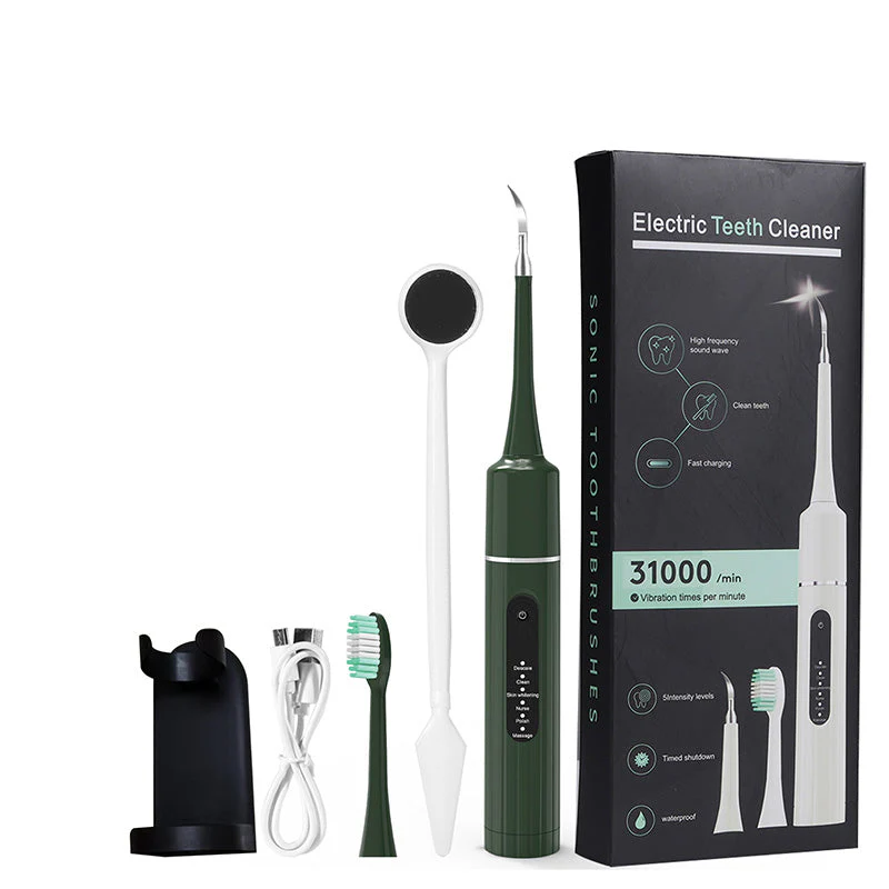 📢📢70 % de réduction !!!✨ Nettoyeur Dentaire Ultrasonique 5 en 1 - 3 Vitesses Réglables pour un Nettoyage Profond et Doux ✨📦 - Image 12