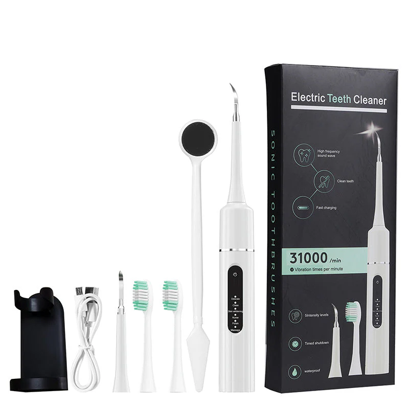 📢📢70 % de réduction !!!✨ Nettoyeur Dentaire Ultrasonique 5 en 1 - 3 Vitesses Réglables pour un Nettoyage Profond et Doux ✨📦 - Image 13